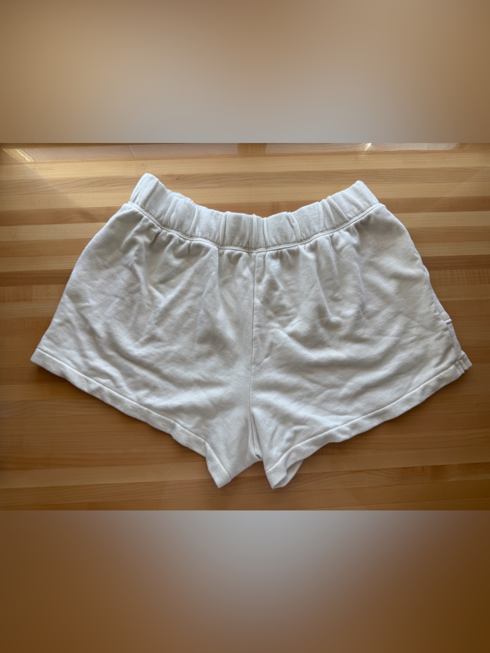 Aerie Go-To Fleece Short in Soft Muslin - Picture 3 of 10